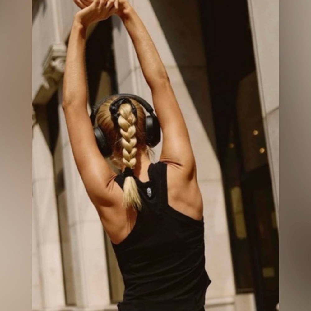FP Movement Tempo Silver Lining Tank Black NWT  Medium